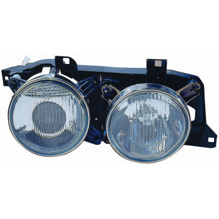 PROIETTORE DESTRO COMPLETO H1,H1 CON PREDISPOSIZIONE REGOLAZIONE ELETTRICA BMW SERIES 5 E34 19881995, BMW SERIE 7 E32 19881994