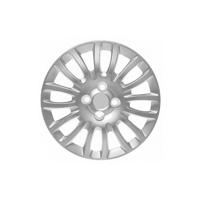 COPRICERCHIO 15 ROSSO SENZA LOGO COMPATIBILE CON FIAT GRANDE PUNTO 199 20052012 VERS 2007