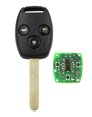 GUSCIO CHIAVE COMPLETO CON CHIP ID46 TIPO FREQUENZA: 3138MHZ TASTO APERTURA TASTO CHIUSURA TASTO PORTELLONE HONDA ACCORD CBCCCD