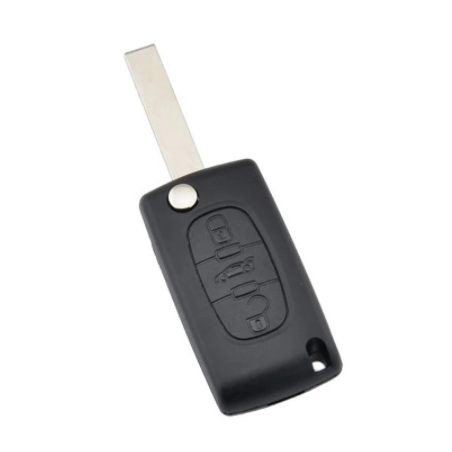 GUSCIO CHIAVE 3 TASTI: NO LOGO-ALLOGGIO BATTERIA CE0536 TASTO APERTURA TASTO CHIUSURA TASTO PORTELLONE PEUGEOT 307 3A3C 2001200