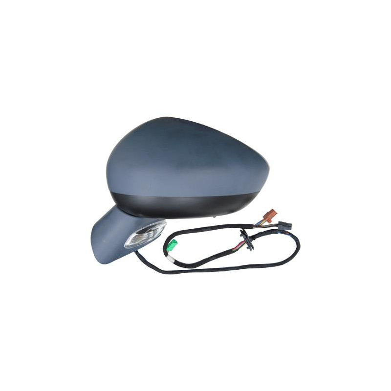 RETROVISORE ELETTRICO DESTRO 12 PIN CON PRIMER TERMICO VETRO CONVESSO RICHIUDIBILE ELETTRICAMENTE CON FANALINO INTEGRATO CON SO