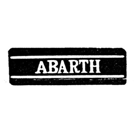 SCRITTA LATA112 ABARTH 1982