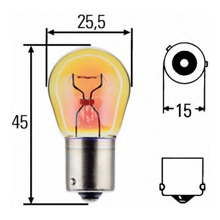 LAMPADA GIALLA 2421W