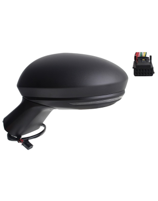 RETROVISORE ELETTRICO SINISTRO 7 PIN CALOTTA NERA TERMICO ASFERICO CON FANALINO INTEGRATO RENAULT CLIO V B7 20192023