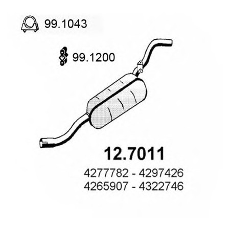 S P FIAT 127 900CC - SEAT FURA