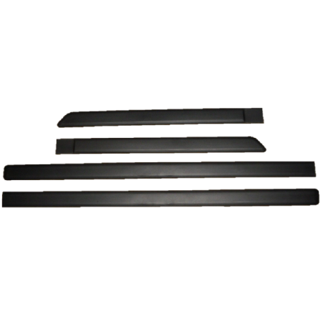 KIT SERIE MODANATURE NERO FIAT PANDA 169 20032014