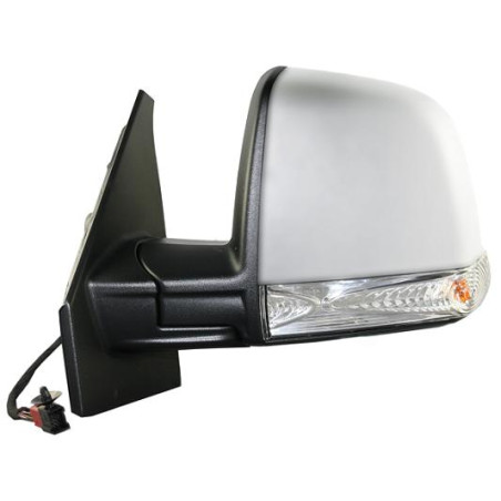 RETROVISORE ELETTRICO SINISTRO 6 PIN CON PRIMER TERMICO VETRO CONVESSO CON FANALINO INTEGRATO FIAT DOBLO 263 20092015, FIAT DOB