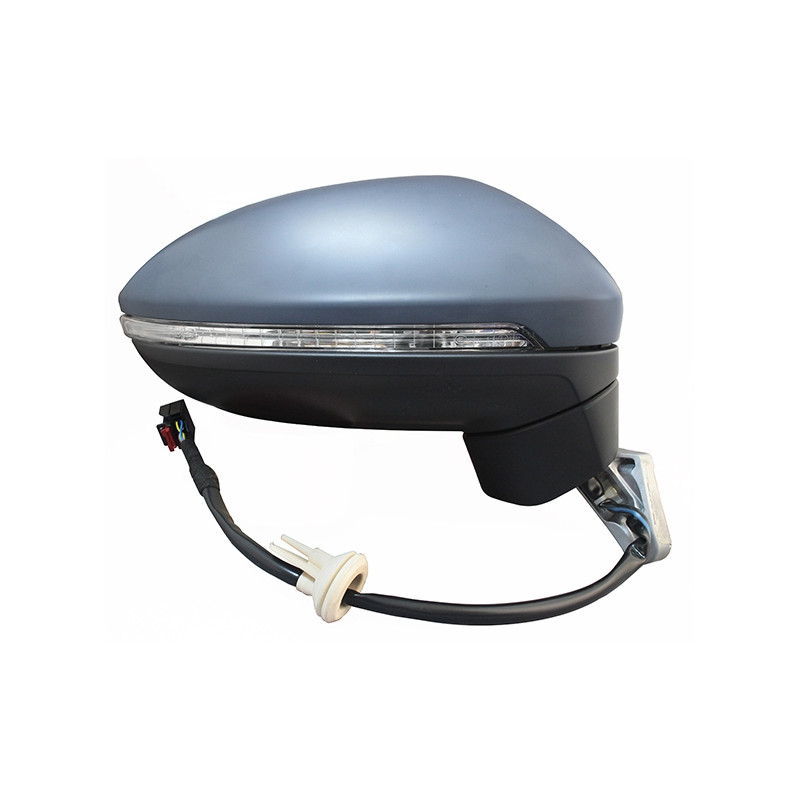 RETROVISORE ELETTRICO DESTRO 15 PIN CON PRIMER TERMICO VETRO CONVESSO RICHIUDIBILE ELETTRICAMENTE CON FANALINO INTEGRATO CON LU