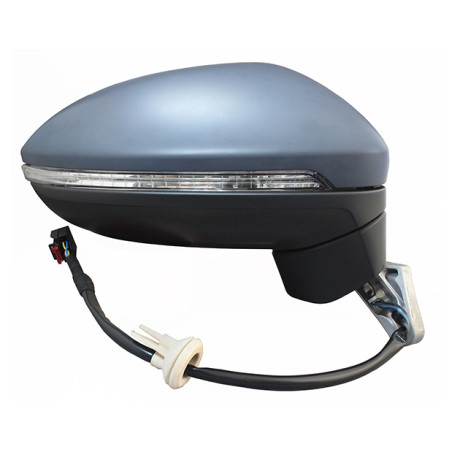 RETROVISORE ELETTRICO DESTRO 15 PIN CON PRIMER TERMICO VETRO CONVESSO RICHIUDIBILE ELETTRICAMENTE CON FANALINO INTEGRATO CON LU