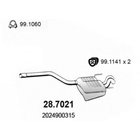 S P MERCEDES C 220 22I W202 31993