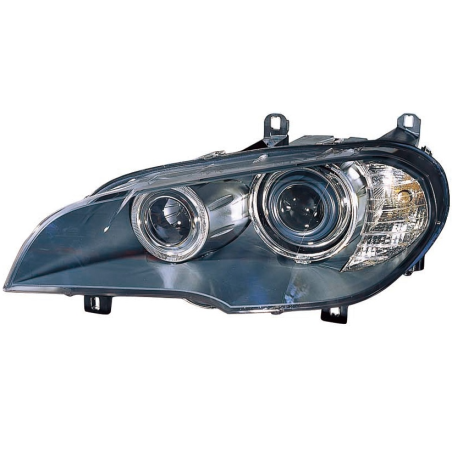 PROIETTORE SINISTRO XENON CON PARABOLA CON MOTORE CON TECNOLOGIA CELIS BMW X5 E70 20072010, BMW X5 E70 20102013