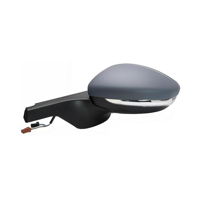 RETROVISORE ELETTRICO DESTRO 9 PIN CON PRIMER TERMICO VETRO CONVESSO CON FANALINO INTEGRATO CON SONDA CITROEN C3 SX 20162024