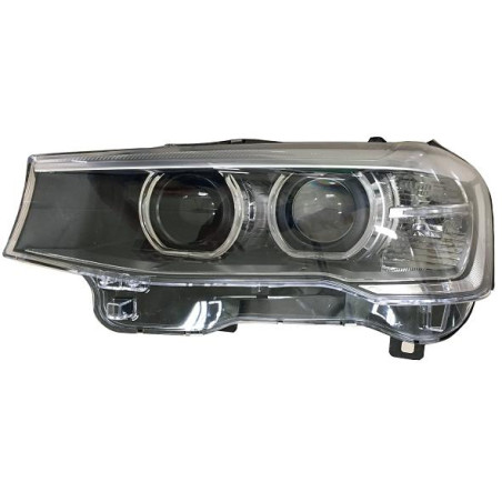 PROIETTORE SINISTRO LED BIXENO CON PARABOLA NERA CON MOTORE CON LUCE DIURNA LED BMW X3 F25 20112014VERS 2014 , BMW X3 F25 20142
