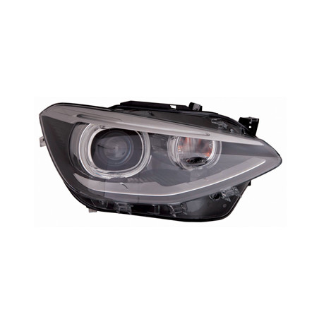 PROIETTORE DESTRO 5 PORTE LED XENON CON PARABOLA NERA CON MOTORE CON LUCE DIURNA LED BMW SERIES 1 35D F21F20 20112015