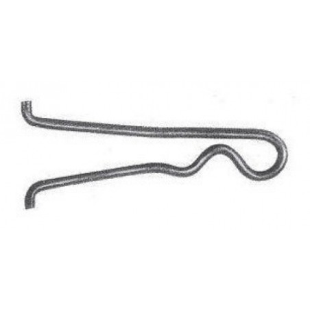 MANIGLIA INTERNA TIRANTE PORTA FIAT 500 F  L  R 19651975