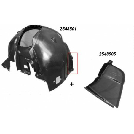 LOCARO ANTERIORE SINISTRO BMW SERIES 5 E60E61 20032010       VERS 2007