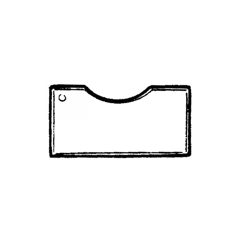 RIPARO CALORE COFANO POSTERIORE IN BAKELITE FIAT 500 FLR