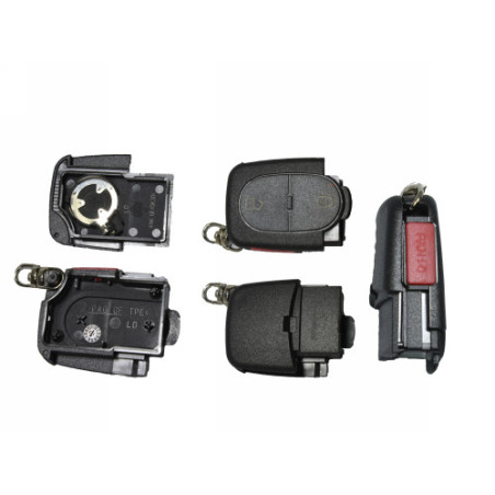 GUSCIO CHIAVE NERO 2+1 TASTI: SOLO PARTE INFERIORE BATTERIA 1616 TASTO APERTURA TASTO CHIUSURA TASTO PANIC AUDI A3 8P18PA 20032