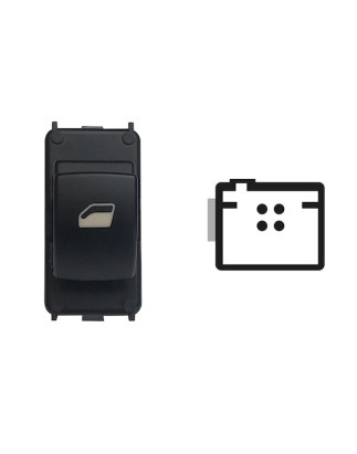INTERRUTTORE ALZACRISTALLI PORTA ANTERIORE DESTRA 4 PIN 1 INTERRUTTORE COMFORT CITROEN BERLINGO B9 20082015      , CITROEN C4 L