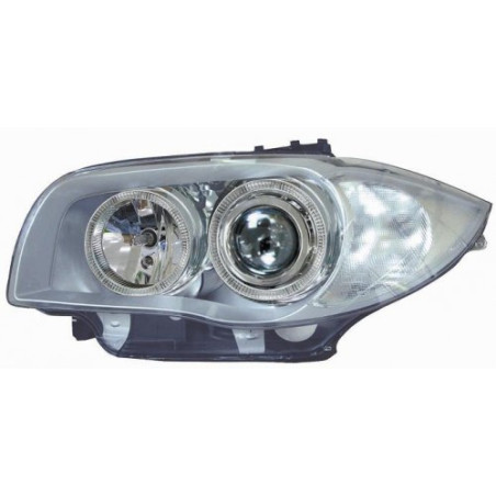 KIT PROIETTORI CON LENTICOLARE CON TECNOLOGIA CELIS CON PARABOLA CROMATA BMW SERIES 1 35D E81E87 20042011