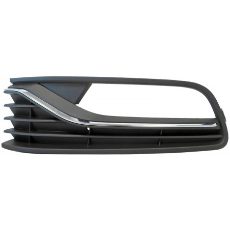 GRIGLIA PARAURTI ANTERIORE SINISTRA MODELLO COMFORT LINE CON FENDINEBBIA CON MODANATURA CROMATA VOLKSWAGEN POLO 6C1 20142017
