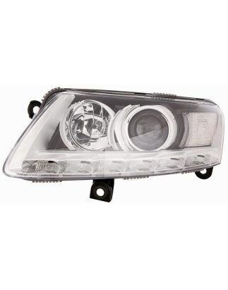 PROIETTORE SINISTRO LED XENON CON LUCE DIURNA LED CON PREDISPOSIZIONE REGOLAZIONE ELETTRICA AUDI A6 4FH4F24F5 20082010
