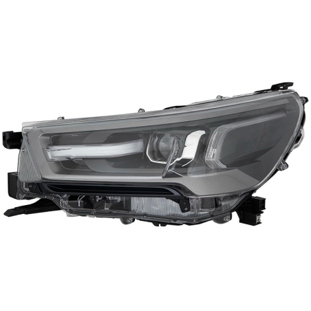 PROIETTORE DESTRO LED WY21W CON MOTORE CON CORNICE NERA TOYOTA HI-LUX 2WD4WD 2020