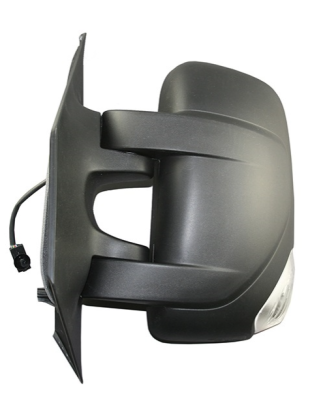 RETROVISORE ELETTRICO SINISTRO NERO 7 PIN TERMICO VETRO CONVESSO CON FANALINO INTEGRATO BIANCO 5W NISSAN NV 400 X62X62B 2011, O