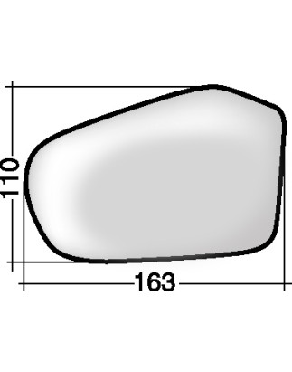 VETRO CON PIASTRA DESTRO CROMATO ASFERICO TERMICO MERCEDES-BENZ A CLASS W169 20042012       VERS 2008 , MERCEDES-BENZ B CLASS W