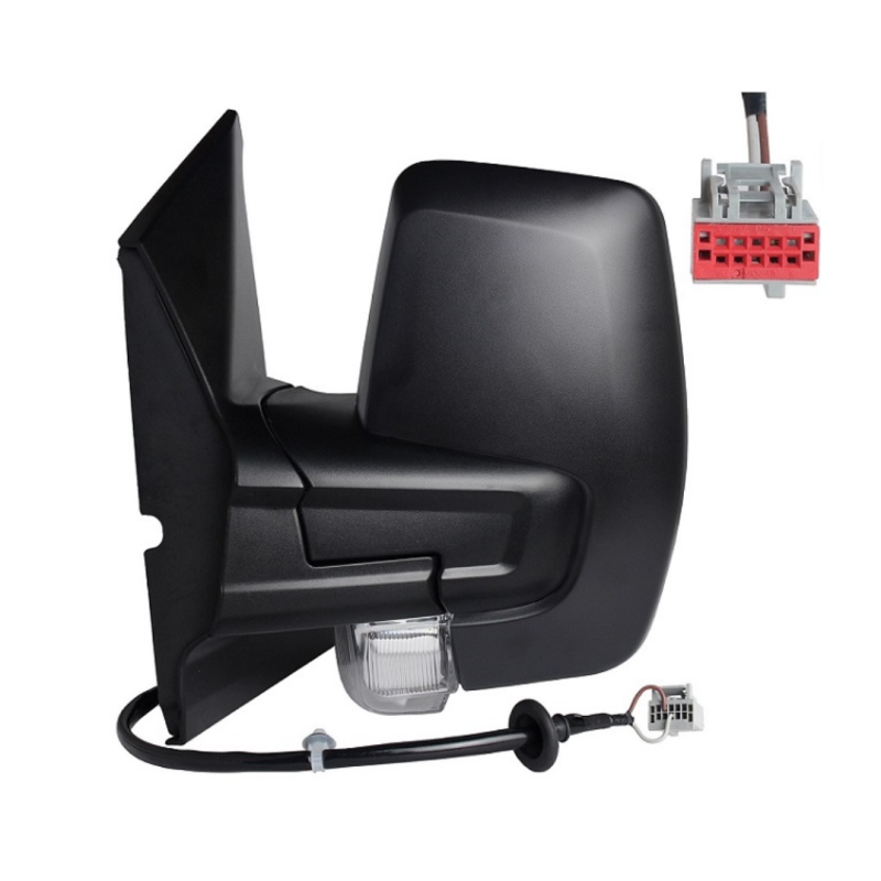 RETROVISORE ELETTRICO SINISTRO NERO 6 PIN TERMICO VETRO CONVESSO CON FANALINO INTEGRATO FORD TRANSITTOURNEO CUSTOM FYFZF3 20182