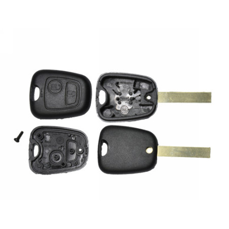 GUSCIO CHIAVE NERO 2 TASTI: CON VITE TASTO APERTURA TASTO CHIUSURA LAMA HU83 CITROEN C1 PMPN 20062012      , PEUGEOT 107 PMPN 2
