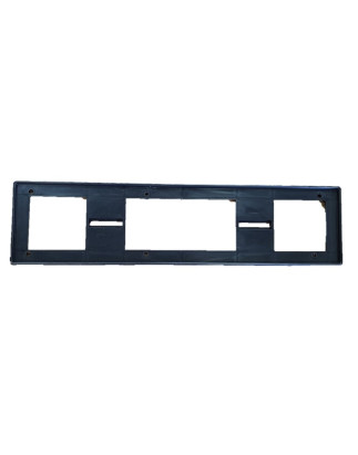 PORTATARGA POSTERIORE RETTANGOLARE PLASTICA