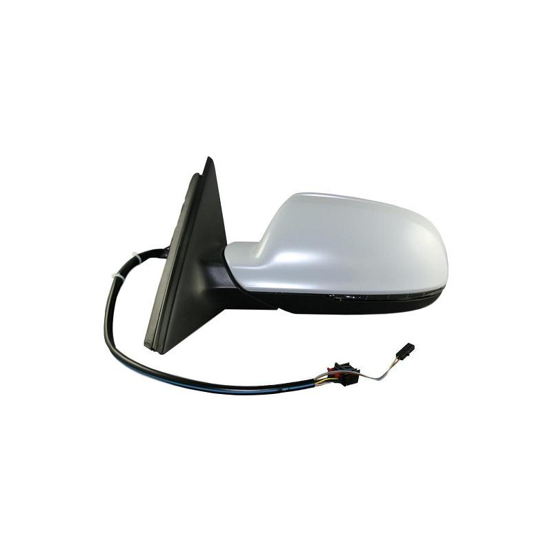 RETROVISORE ELETTRICO DESTRO 16 PIN CON PRIMER TERMICO VETRO CONVESSO ASFERICO RICHIUDIBILE ELETTRICAMENTE CON FANALINO INTEGRA