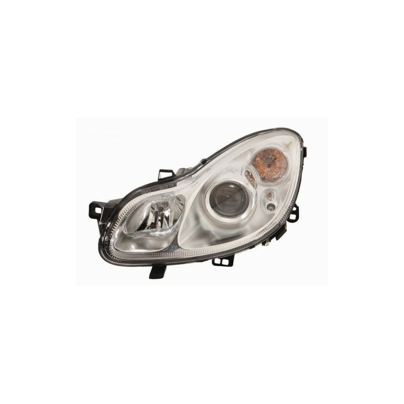 PROIETTORE DESTRO H7,H7 CON PREDISPOSIZIONE REGOLAZIONE ELETTRICA SMART FORTWO 451 2007201  SMART FORTWO 451 20122014