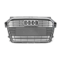 GRIGLIA PARAURTI ANTERIORE CENTRALE GRIGIA CON CORNICE CROMATA AUDI A1 8X18XK8XA8XF 20142018