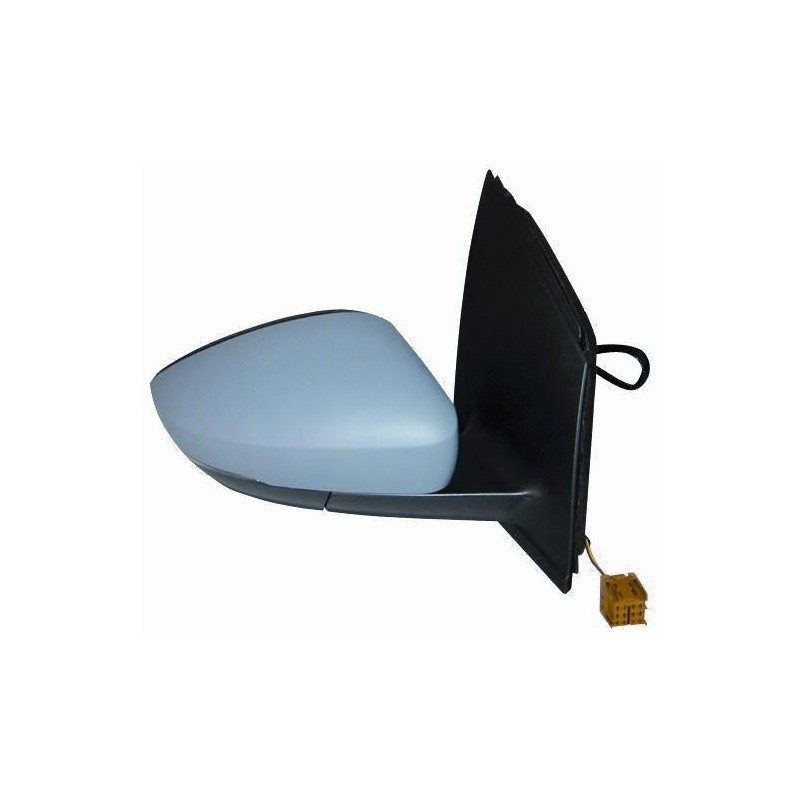 RETROVISORE ELETTRICO SINISTRO 6 PIN CON PRIMER TERMICO ASFERICO CON FANALINO INTEGRATO CON CONNETTORE QUADRATO VOLKSWAGEN CROS