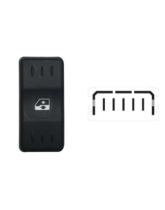 INTERRUTTORE ALZACRISTALLI PORTA ANTERIORE DESTRASINISTRA 5 PIN 1 INTERRUTTORE DACIA LOGAN-MCVPUPVAN I KSLSUS 20052012      , D