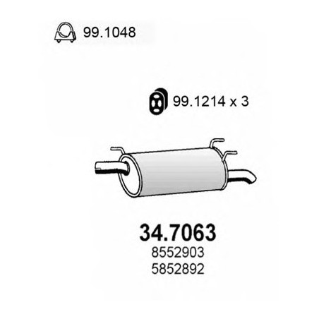 S P OPEL ASTRA 14I 16I SW 1996