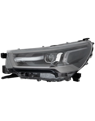 PROIETTORE DESTRO LED WY21W CON MOTORE CON CORNICE NERA TOYOTA HI-LUX 2WD4WD 2020