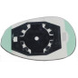 VETRO CON PIASTRA DESTRO CONVESSO FIAT 500 312 20072015, FIAT 500 312 2015, FIAT GRANDE PUNTO 199 2005201  FIAT LINEA 323110 20
