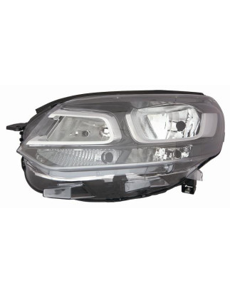 PROIETTORE DESTRO H1,H7,W5W,W21W,PY21W CON PARABOLA NERA CON MOTORE CITROEN JUMPYSPACE TOURER V 2016, FIAT SCUDO 20222025, OPEL