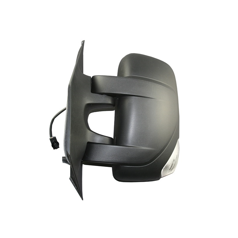 RETROVISORE ELETTRICO DESTRO NERO 9 PIN TERMICO VETRO CONVESSO CON FANALINO INTEGRATO BIANCO 5W CON SONDA NISSAN NV 400 X62X62B