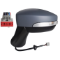 RETROVISORE ELETTRICO SINISTRO 9 PIN CON PRIMER TERMICO VETRO CONVESSO CON FANALINO INTEGRATO CON SISTEMA BLIS FORD ECOSPORT 20