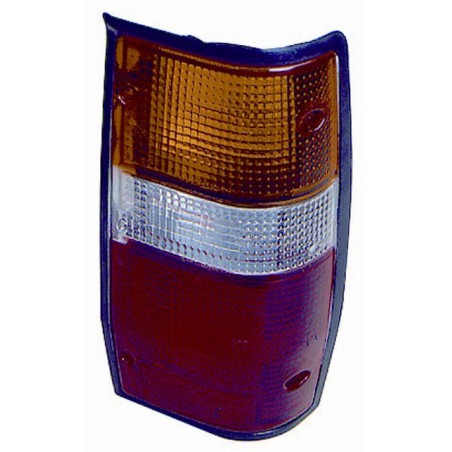 FANALE POSTERIORE DESTRO CON PORTALAMPADA CORNICE NERA T�V MITSUBISHI PU L200 K3TK2TK1TK0T 19871992