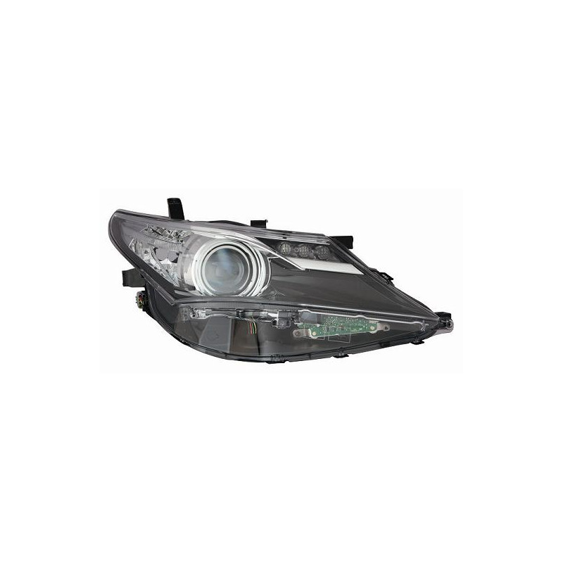 PROIETTORE SINISTRO LED CON PARABOLA NERA CON LUCE DIURNA LED TOYOTA AURIS E18 20122015