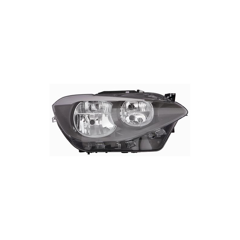 PROIETTORE SINISTRO 5 PORTE 2H7 CON PARABOLA NERA CON MOTORE BMW SERIES 1 35D F21F20 20112015