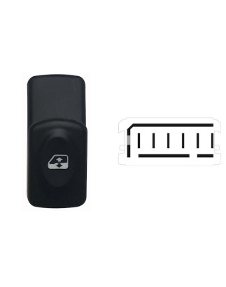 INTERRUTTORE ALZACRISTALLI DESTROSINISTRO PORTA ANTERIORE SINISTRA 6 PIN RENAULT CLIO II BBCB 19982001      , RENAULT KANGOO KC