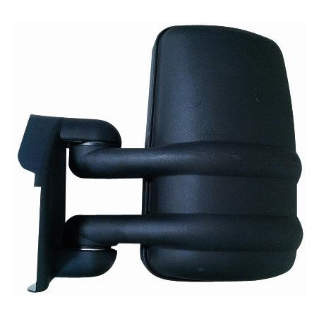 RETROVISORE MANUALE SINISTRO NERO VETRO CONVESSO RENAULT TRAFIC TPV 19802002