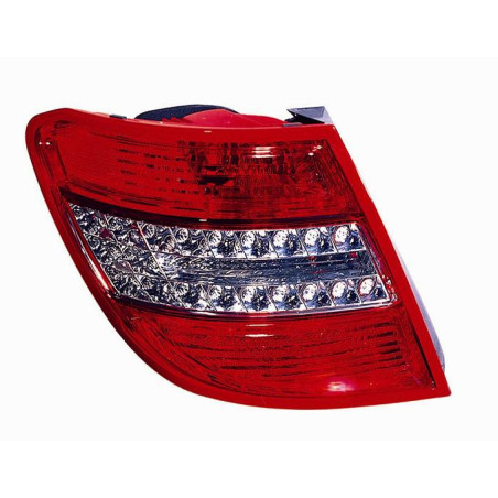 FANALE POSTERIORE SINISTRO SENZA PORTALAMPADA BIANCOROSSO LED MERCEDES-BENZ C CLASS W204 20072011