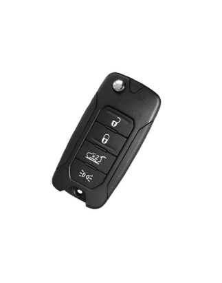 GUSCIO CHIAVE NERO 4 TASTI: TASTO FARO TASTO APERTURA TASTO CHIUSURA TASTO PORTELLONE JEEP RENEGADE BUB1BV 20142018